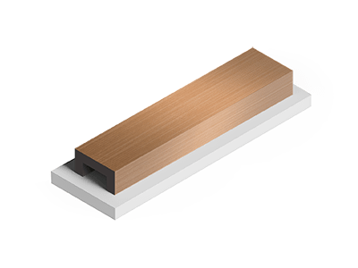 Декоративные решения HIWOOD Декорированные рейки LB40 G216